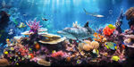 海底魚世界背景墻