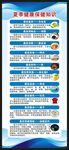 夏季健康教育知識展架