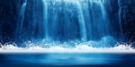 瀑布風(fēng)水畫