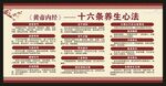 中醫(yī)養(yǎng)生知識宣傳欄