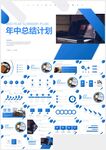藍(lán)色商務(wù)簡(jiǎn)約年中總結(jié)計(jì)劃PPT