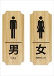 男女衛(wèi)生間標(biāo)識(shí)牌