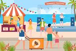 夏日海灘歡樂集市
