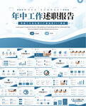 年中工作述職報告PPT模板