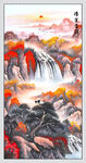 鴻運(yùn)當(dāng)頭玄關(guān)畫