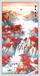 紫氣東來玄關(guān)畫