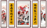 鴻運(yùn)當(dāng)頭山水畫