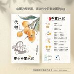 枇杷簡(jiǎn)介卡片