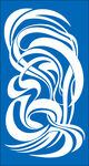 藍(lán)色背景抽象線條圖案