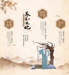 中國風中醫(yī)養(yǎng)生文化掛畫展板