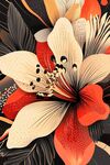 絢麗花卉插畫藝術(shù)之美