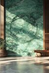 翠綠大理石墻面室內(nèi)景致