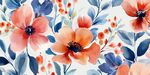 水彩花卉圖案 清新風(fēng)