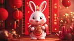 萌兔賀歲迎新春