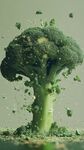 西蘭花爆炸瞬間的視覺(jué)盛宴