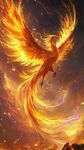鳳凰展翅 火焰中的華麗神鳥(niǎo)