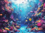 夢幻海底世界的絢麗景觀