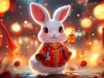 萌兔賀歲 喜慶迎新春