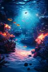 夢(mèng)幻海底沉船奇幻景象