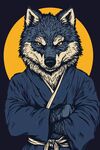 狼武士 月夜下的神秘風(fēng)采