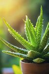 盆栽蘆薈 綠意盎然