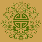 中式傳統(tǒng)福壽紋裝飾圖案