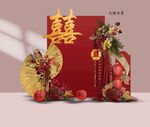 新中式婚禮婚房背景設(shè)計(jì)