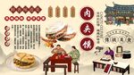 肉夾饃背景墻