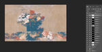 油畫花