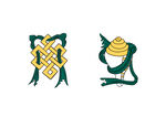 白海螺 吉祥結(jié) 吉祥八寶圖