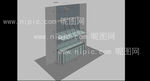 玻璃幕墻現(xiàn)代簡約風(fēng)格玻璃展示柜
