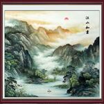 山水國畫中的壯麗自然景觀
