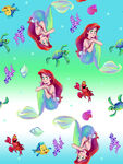 美人魚與海洋生物圖案