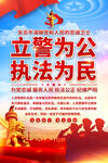 立警為公執(zhí)法為民宣傳海報(bào)