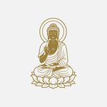 手繪卡通如來佛祖免摳元素