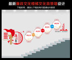 廉政樓梯文化墻
