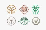 茶字圖標(biāo)創(chuàng)意設(shè)計(jì)矢量圖