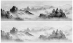 長幅鏤空山水點(diǎn)狀圖