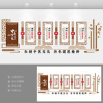 中醫(yī)文化展廳展示墻