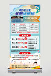 羽毛球展架海報(bào)