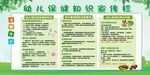 幼兒保健知識宣傳欄