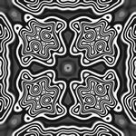 黑白幾何抽象圖案紋理