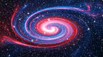 絢麗星空星系漩渦