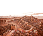 長(zhǎng)城 銅雕