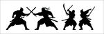 武士對(duì)決剪影