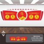 社區(qū)便民服務(wù)中心文化墻