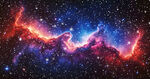 璀璨絢麗夢幻唯美星空