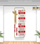 豎版四個(gè)意識(shí)四個(gè)自信黨建文化墻