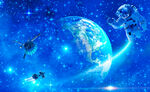 星空桌球室天花軟膜背景墻