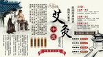 艾灸背景墻